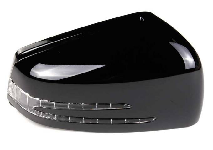 Mercedes Side Mirror Cover - Passenger Side (Black) 21281060009040